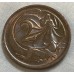 AUSTRALIA 1979 . TWO 2 CENTS COIN . FRILLED NECK LIZARD